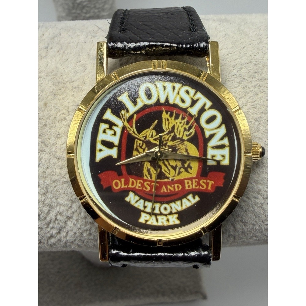 Yellowstone National Park Watch New Battery Vintage 32MM 7.5" Unisex Oldest Best